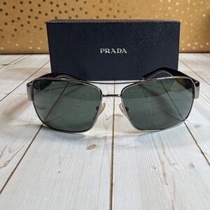 Prada SPR 660 Sunglasses Tortoise Shell Oversized 64mm